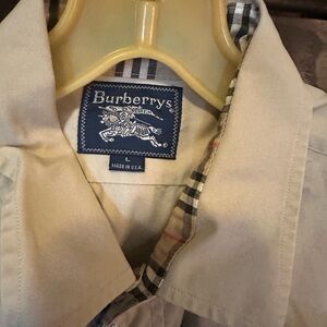 Burberry Beige Casual Button Down Shirt